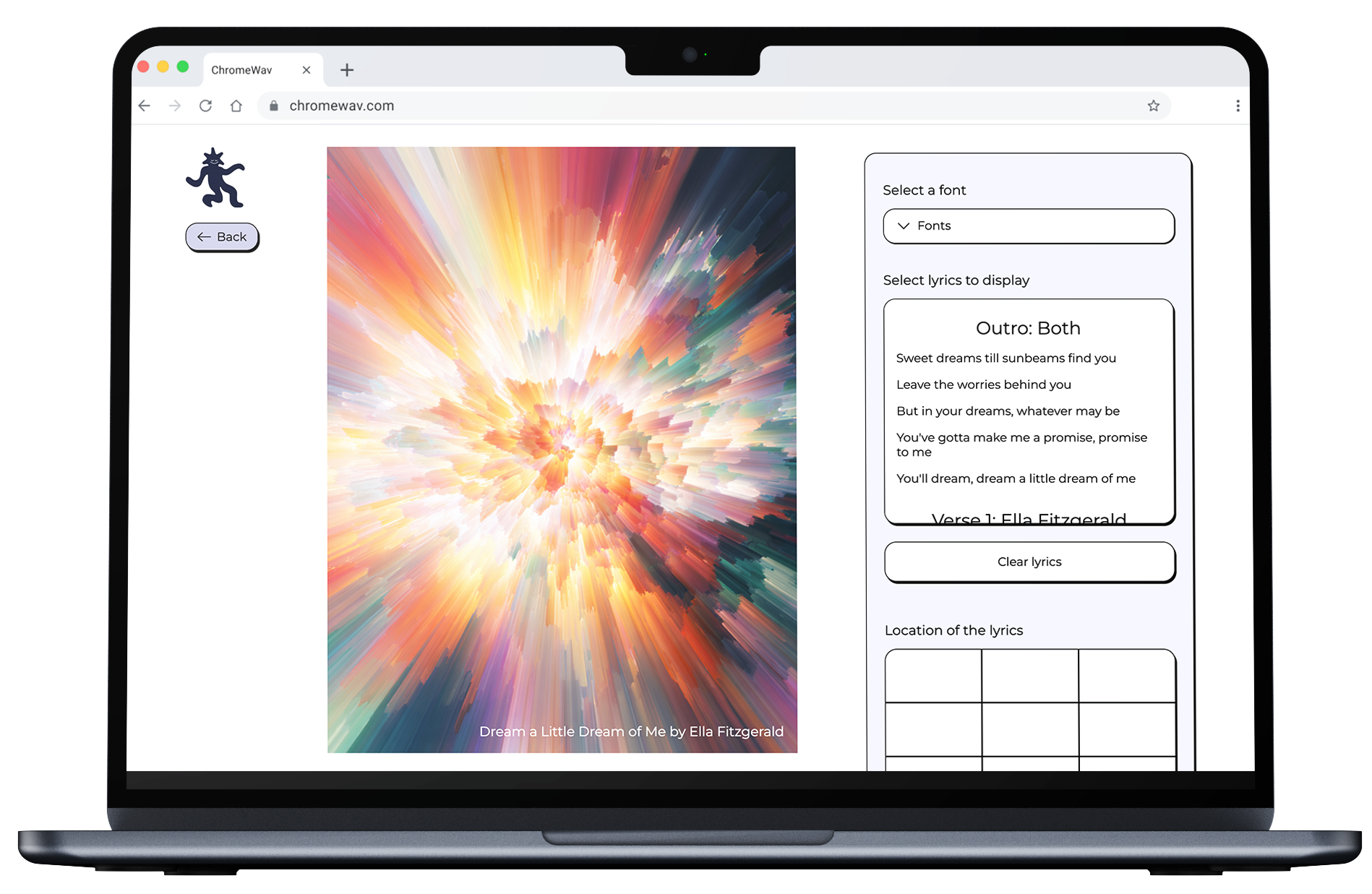 Graphic mockup